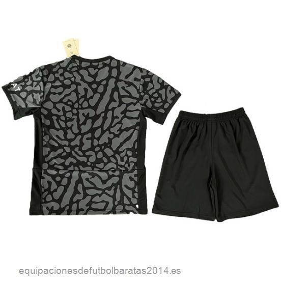 Nuevo 3ª Conjunto De Hombre Paris Saint Germain 23/24 Negro Gris Baratas